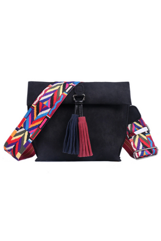 Tassel Crossbody (Black)