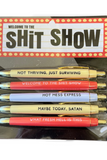 Welcome to The Shit Show Pen Set (funny)
