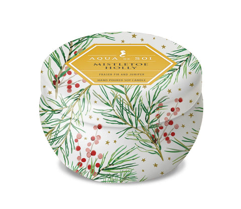 Mistletoe & Holly  9oz Aqua De SOi Tin