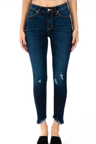 Gemma High Rise Ankle Skinny Jeans